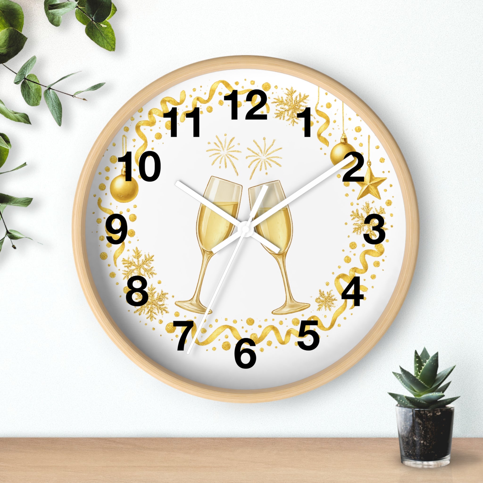 Festive Wall Clock – Celebrate in Style, Shop Now
