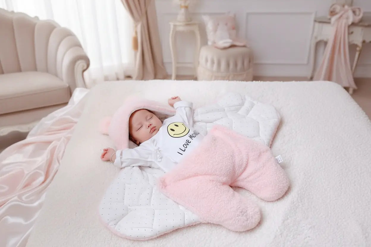 Baby Sleeping Bag Newborn Winter Warm Cotton Swaddle