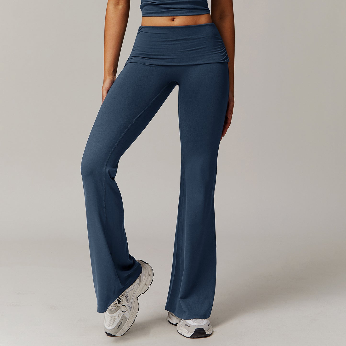 Yoga Bell-Bottom Pants – High Waist Flare Fit