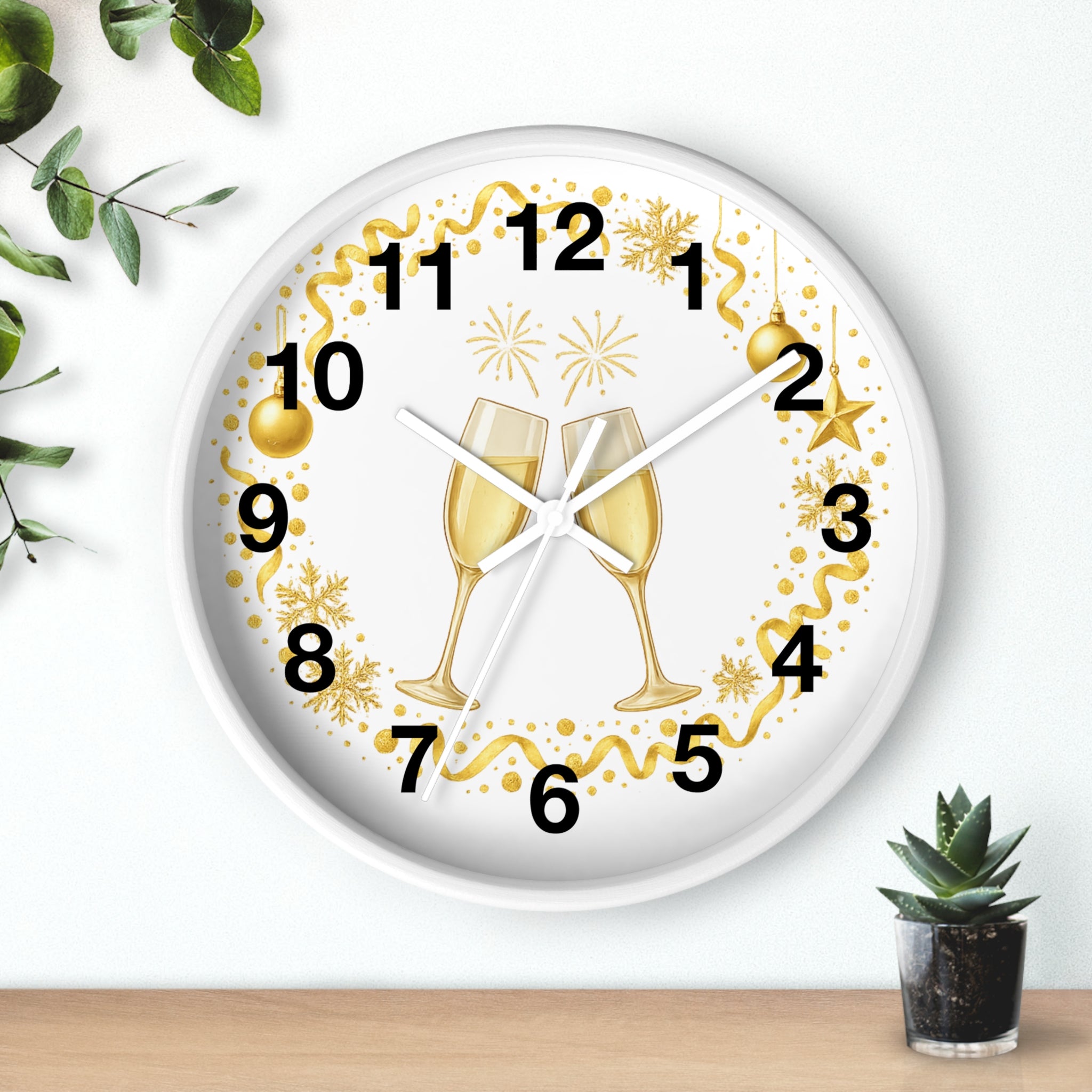 Festive Wall Clock – Celebrate in Style, Shop Now