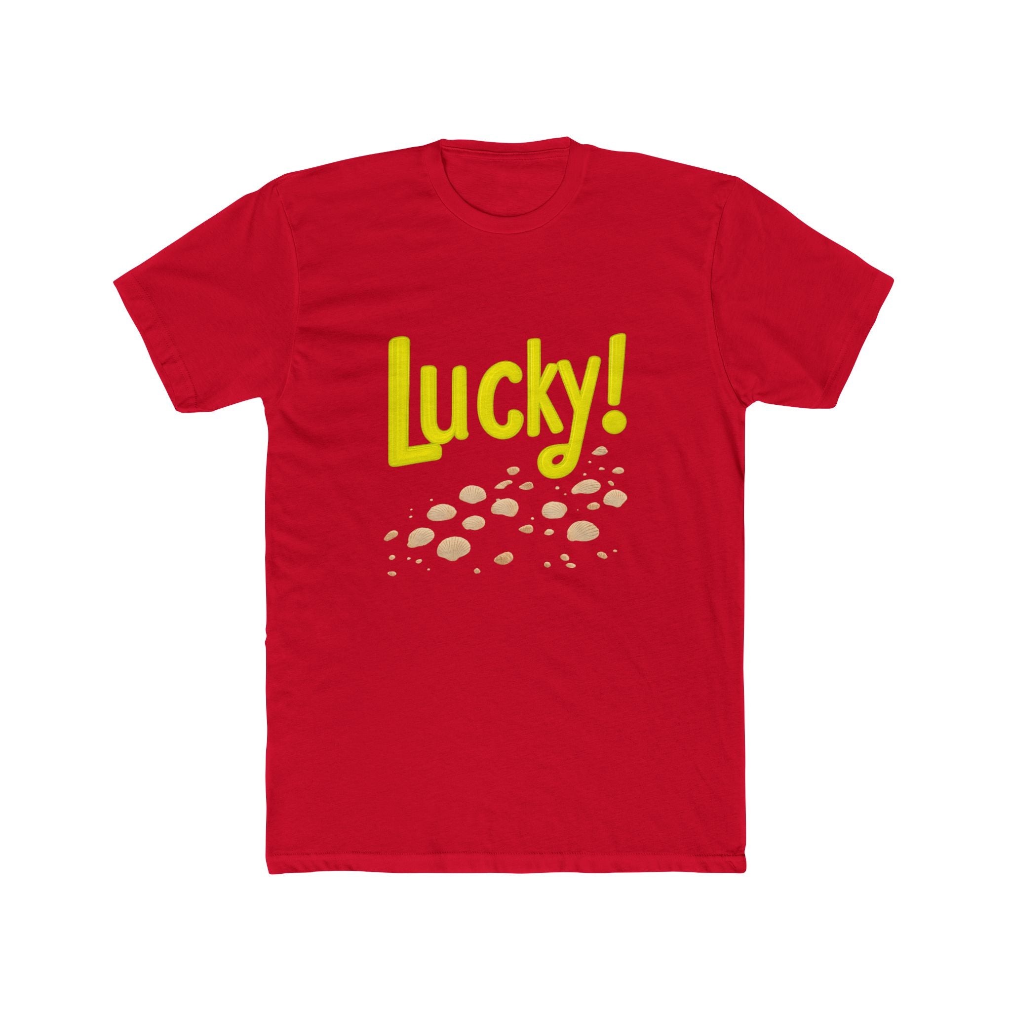 "Lucky!" Unisex Cotton Tee – Spread Joy Today