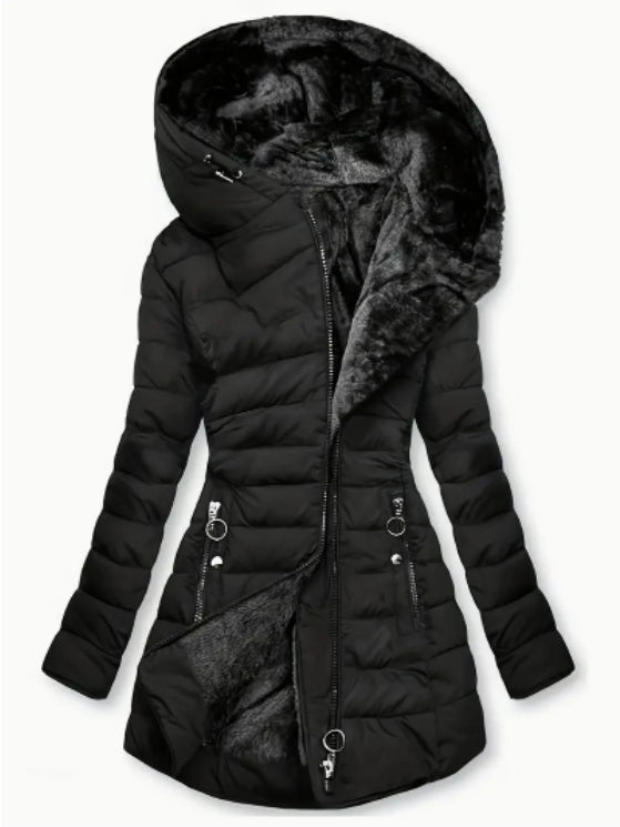 Back view of the coat, showcasing the relaxed and balanced fit.