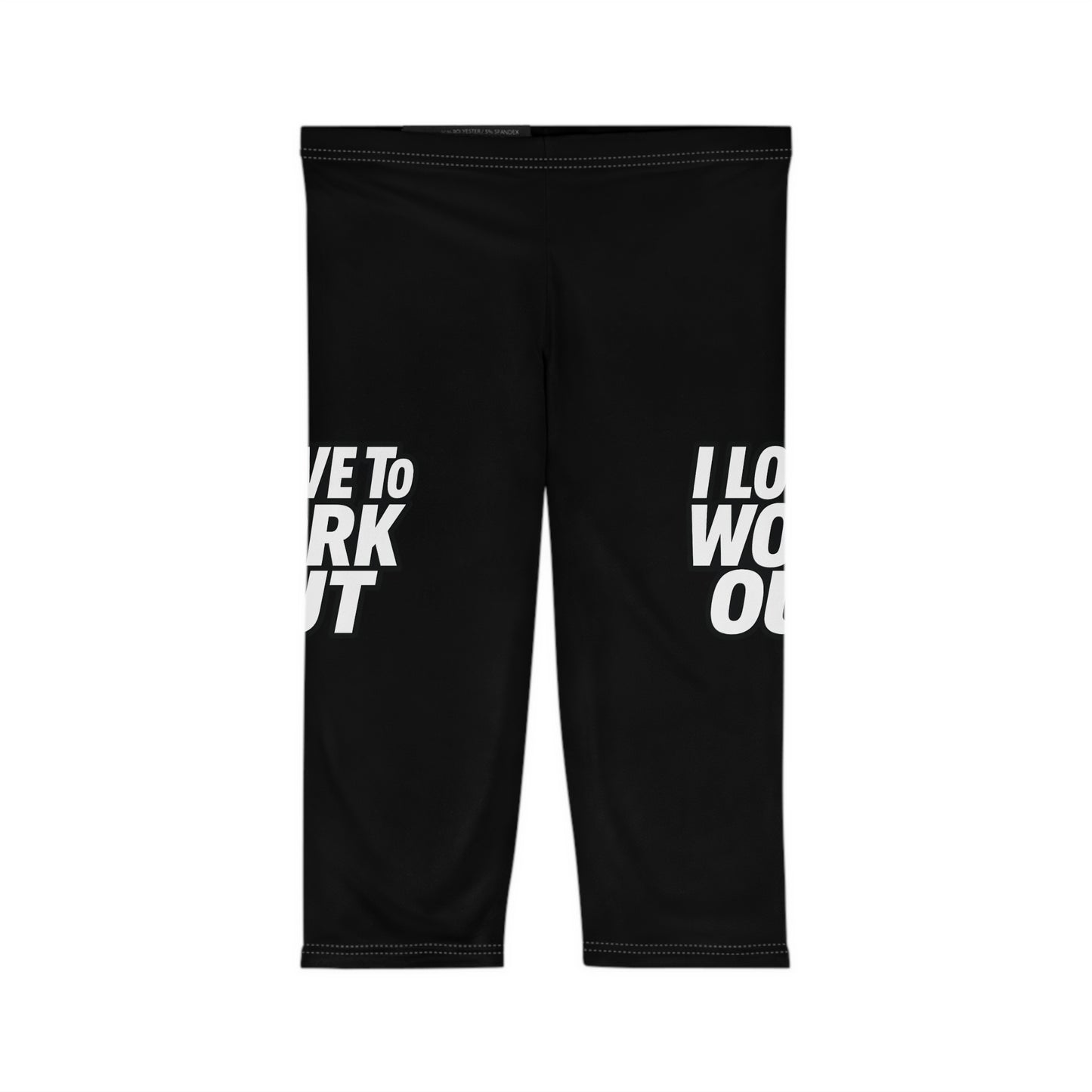 Breathable Capri Leggings – Stylish Gym Apparel