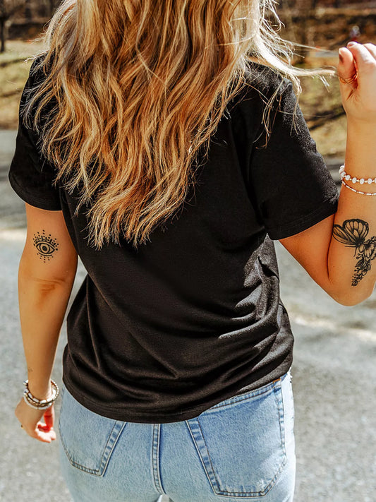 Candy Cane Christmas T Shirt – Soft Stretch Cotton Blend Top