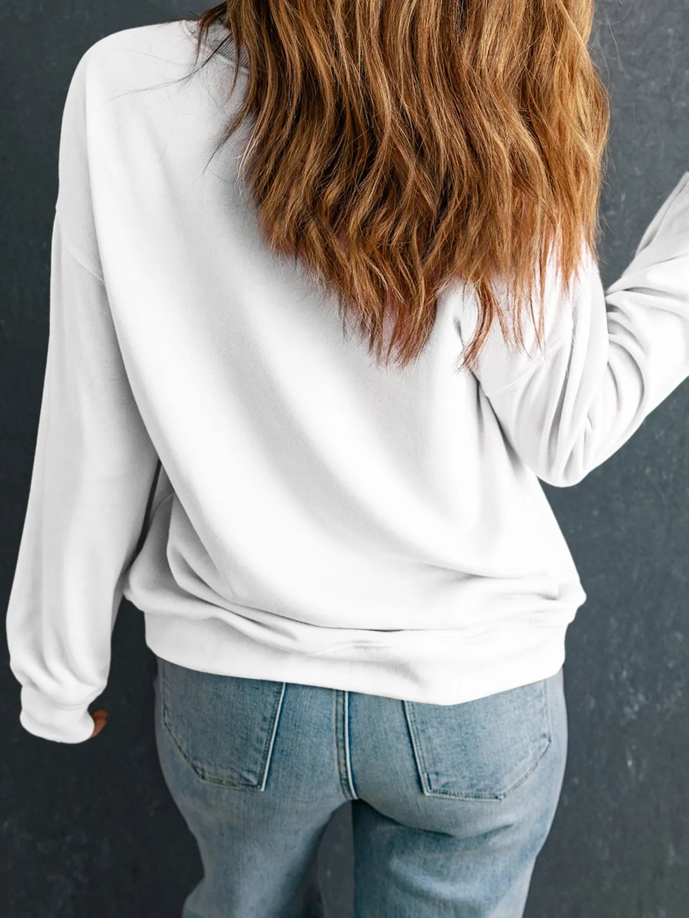 Casual Ace Card Long Sleeve Top – Back Detail