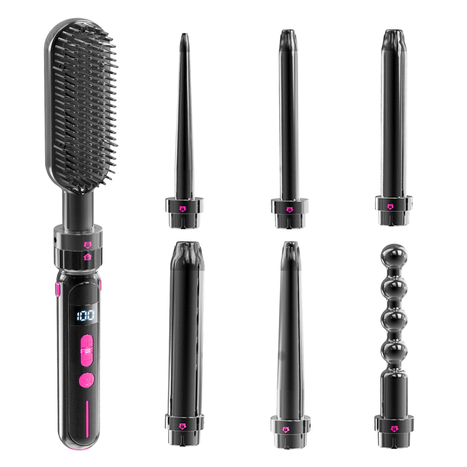 Compact ceramic curly hair stick – lightweight, powerful, and travel-friendly
