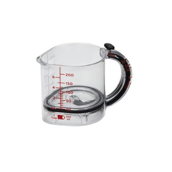 Crystal-Clear High Boron Glass Adjustable Measuring Cup for Baking Precision