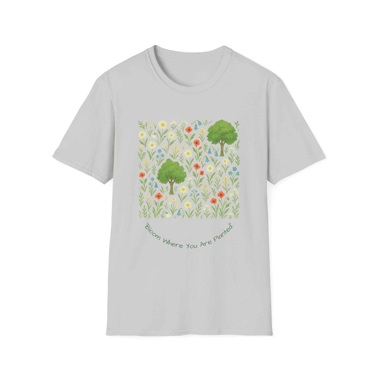 Floral Unisex T-Shirt – Soft, Stylish Nature-Inspired