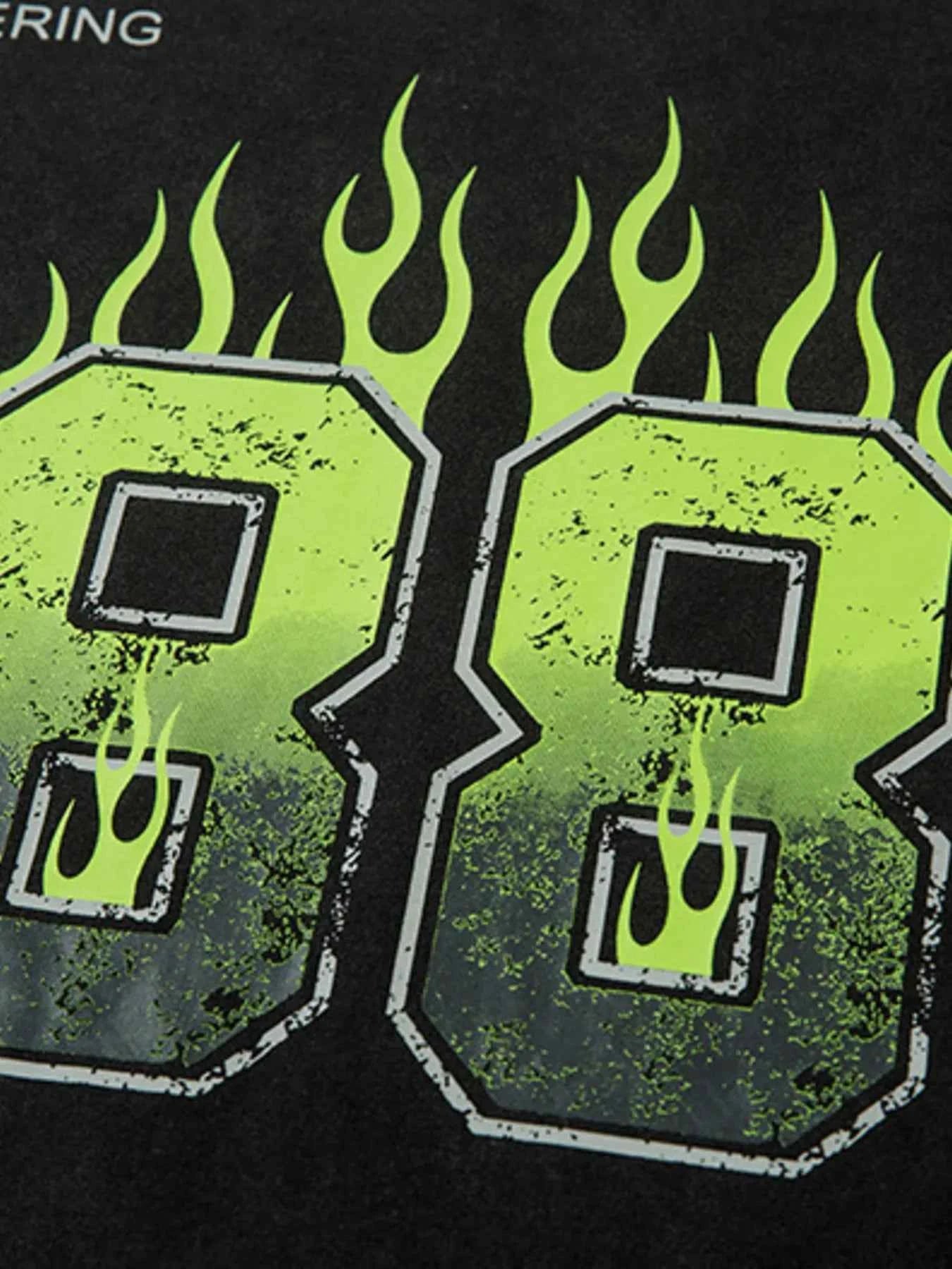 Men’s Number 88 Round Neck Tee Comfortable Stretch Tee