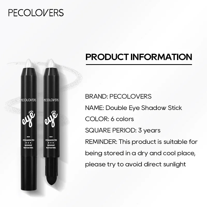 Glitter That Stays: 6 Shades of Waterproof Eyeshadow Stick – Smudge-Proof and Bold