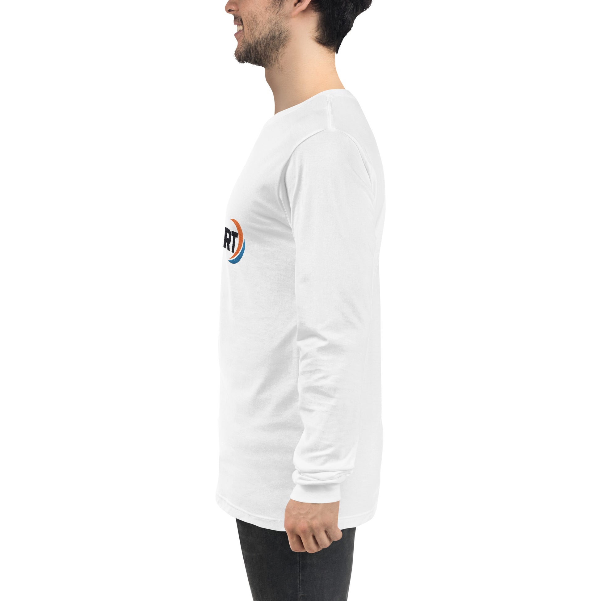 Layer the tee under a zip-up hoodie for on-the-go warmth and effortless style.