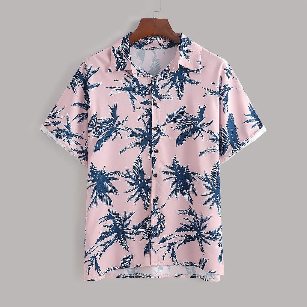 Relaxed fit vacation outfit for plus size men, island style