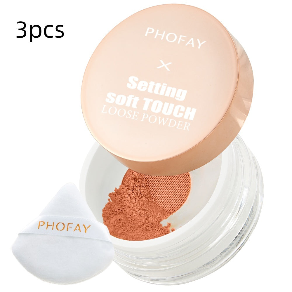 Matte Perfection with PHOFAY Soft Touch Loose Powder