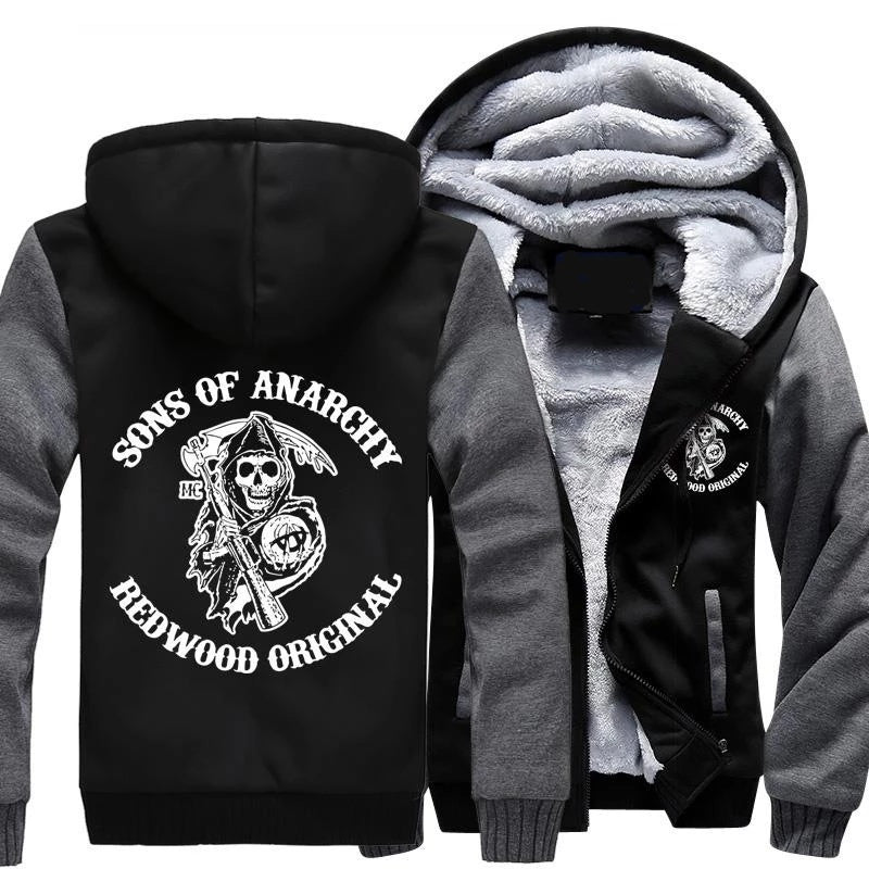 Men's Fleece Hooded Jacket – Soft Touch, Durable Build