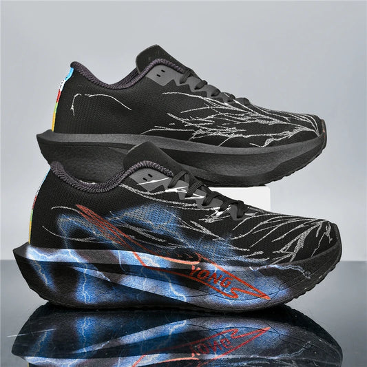 Men's Lightweight Sneakers Laced Up, Ready for Casual Walking or Sports Action