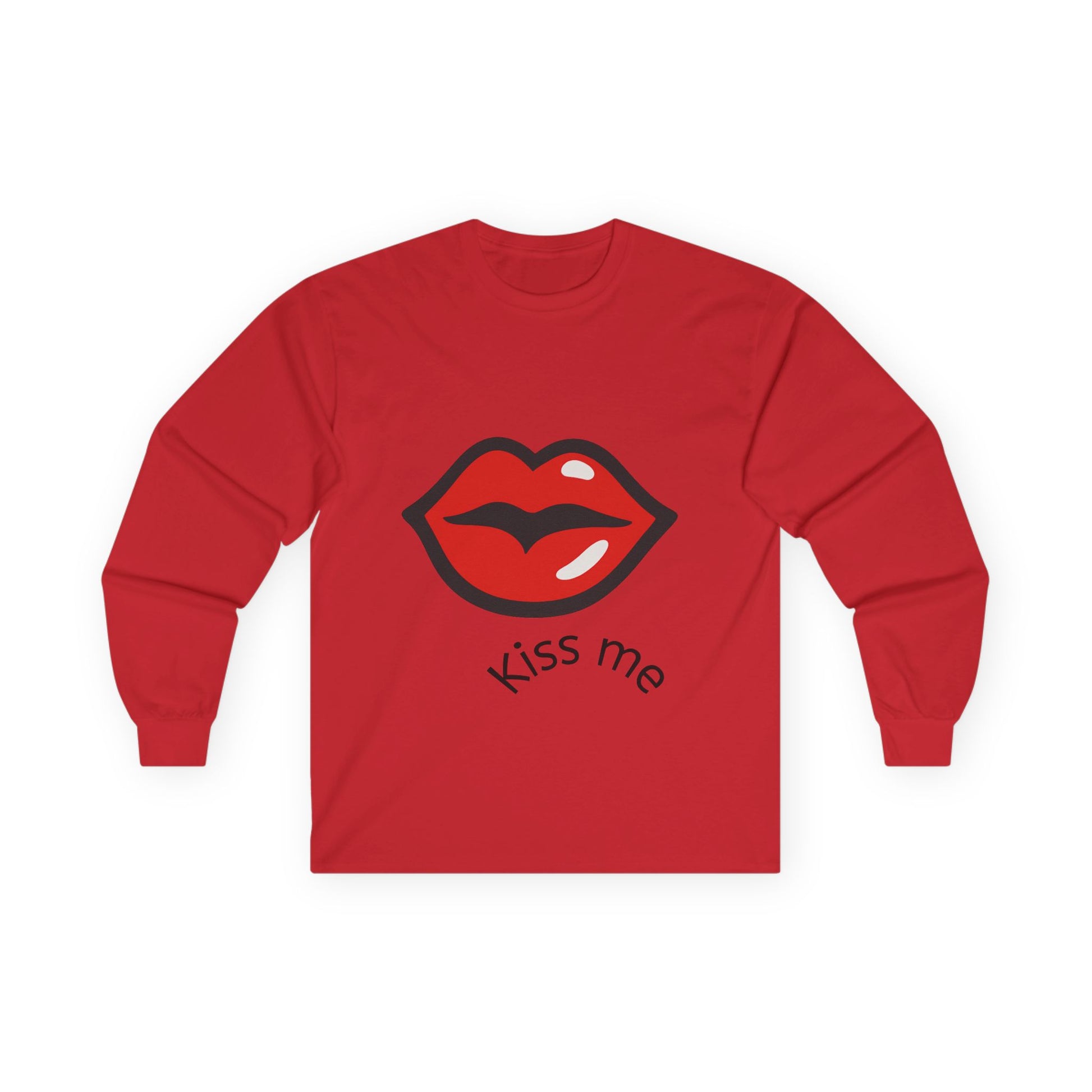 Valentine's Day outfit idea featuring classic fit graphic tee