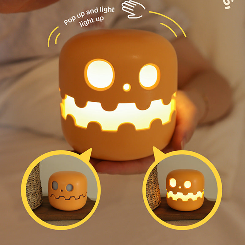 Small pumpkin lamp – soothing night light for kids