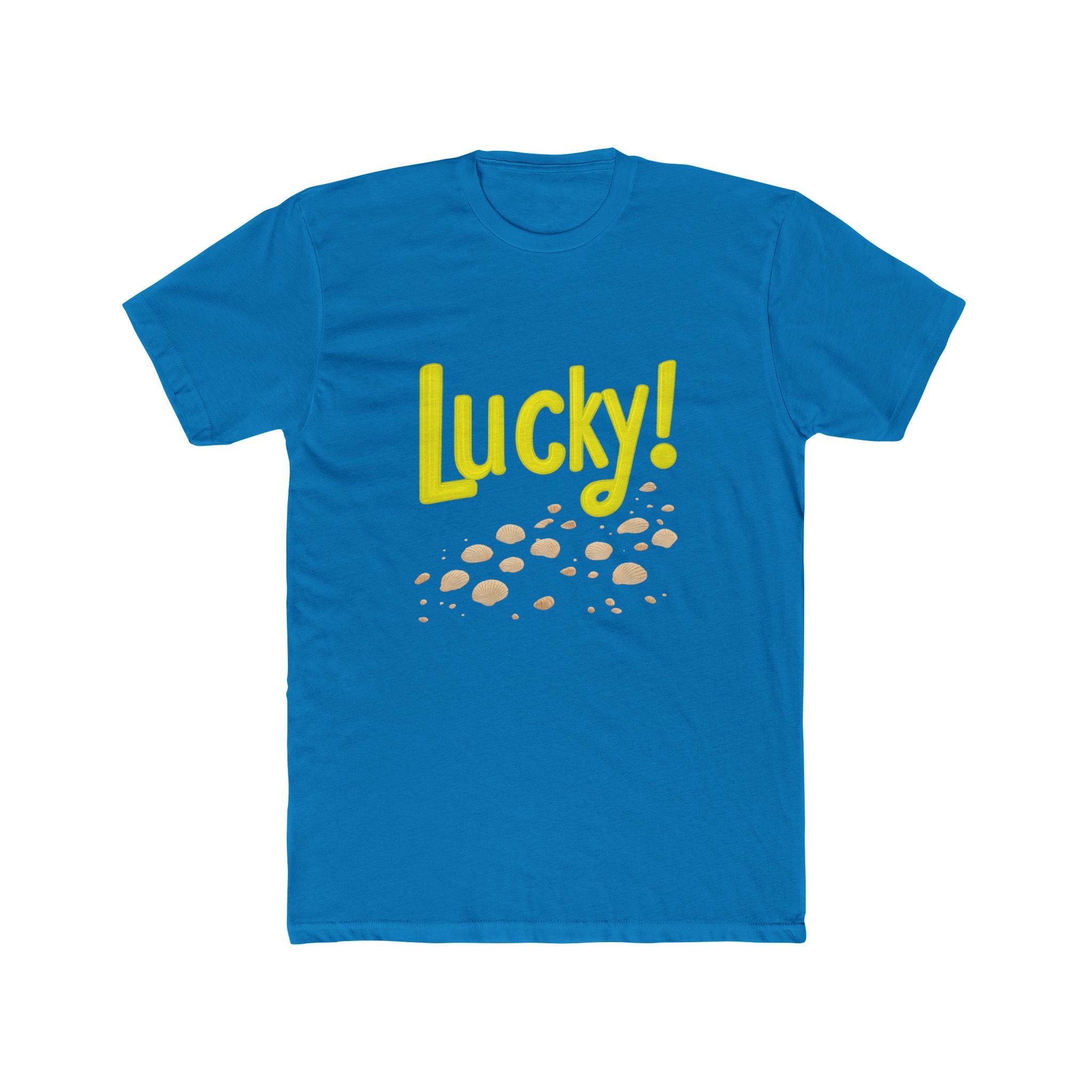 Stylish "Lucky!" Unisex Cotton Tee for a positive wardrobe boost