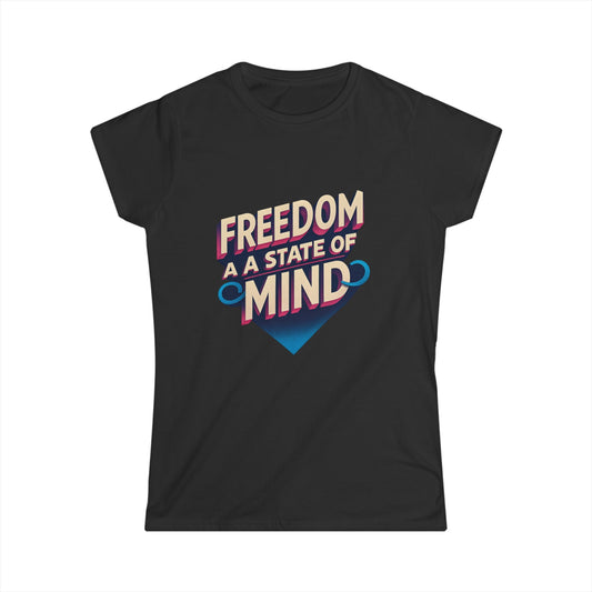 Summer-ready freedom quote t-shirt for her