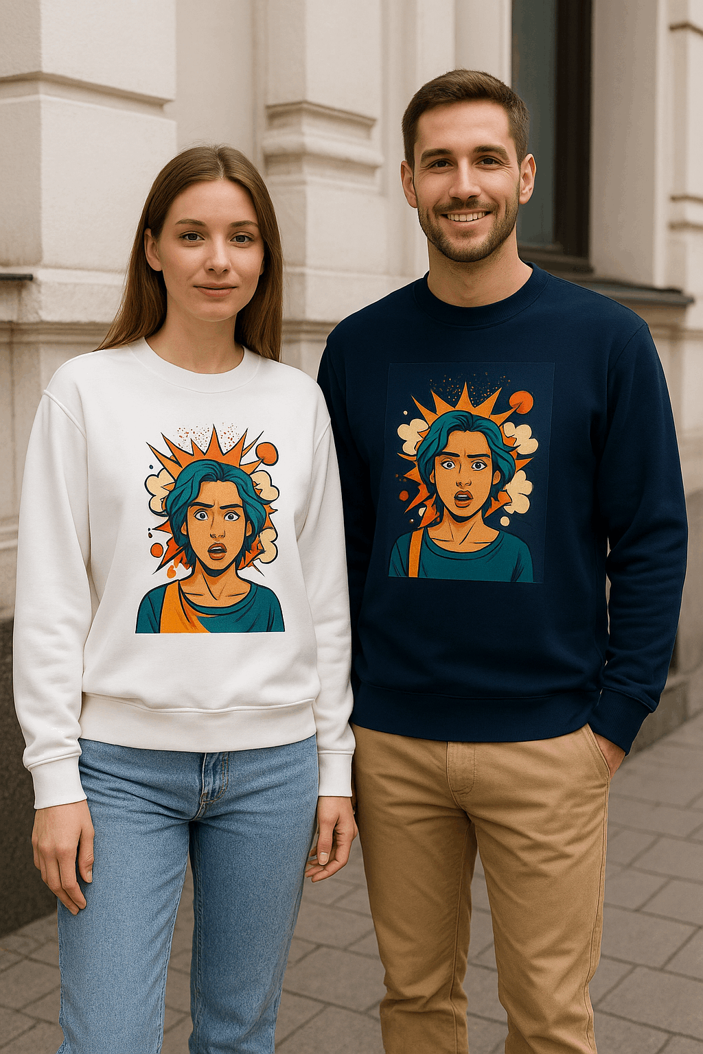 Surreal Art Sweatshirt – Unique Gift for Creative Souls www.PrintOne1.com