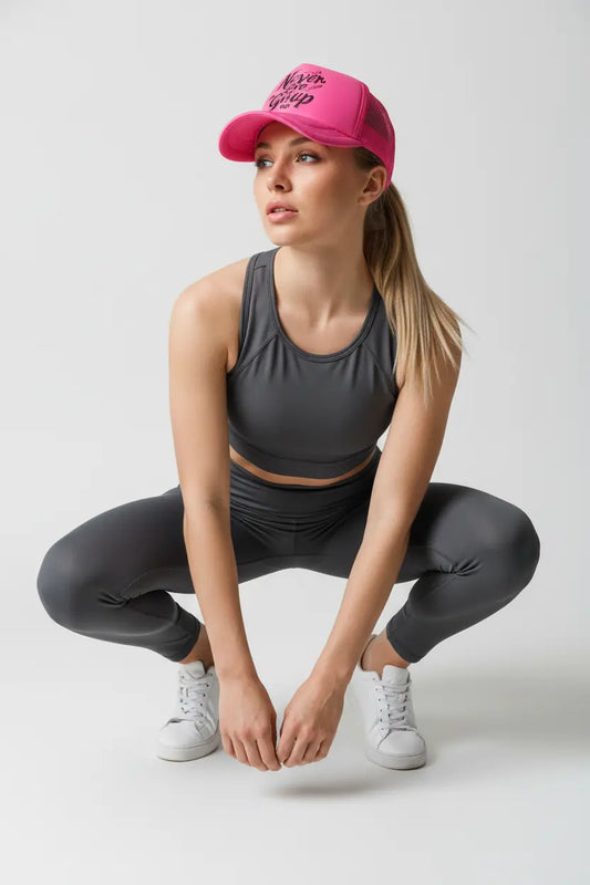 casual streetwear cap white mesh clean minimal style