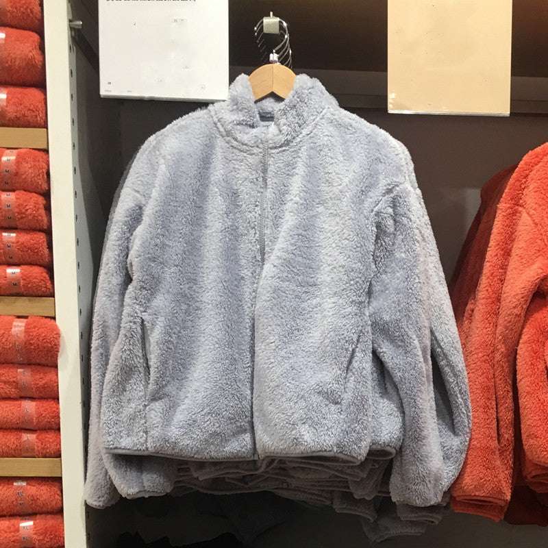 Women's Warm Coral Fleece Jacket – Soft, Cozy, Stylish - www.PrintOne1.com