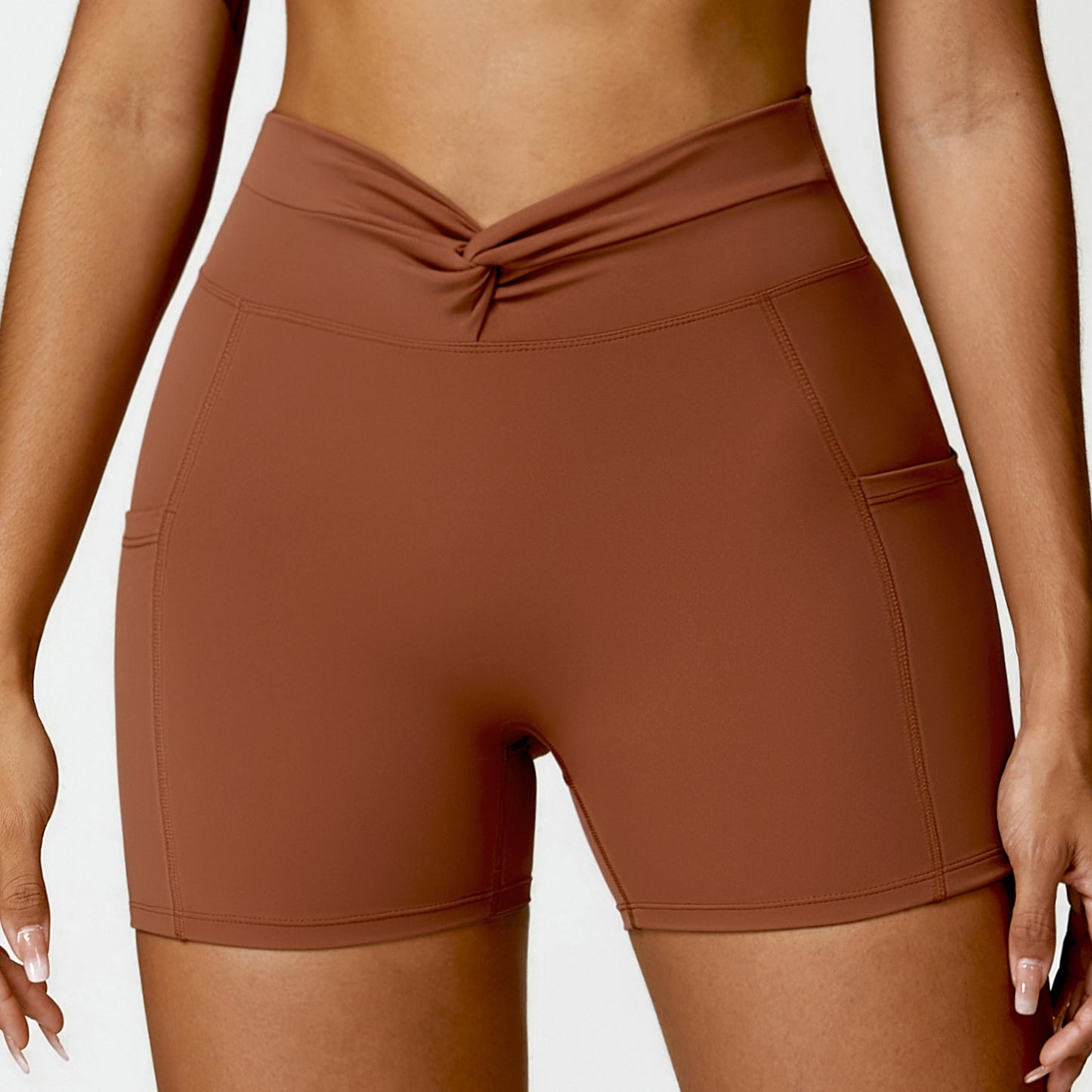 Bike Shorts for Women - Nude Feel Sweat-Wicking Comfort