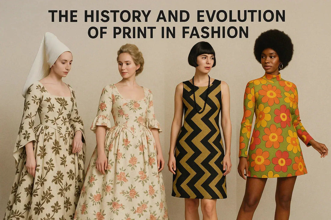 Designer sketching bold print ideas for a new fashion collection