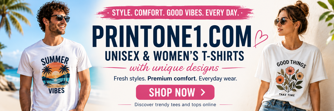 Visit PrintOne1 online store for stylish clothing, accessories and fashion collections designed for everyday comfort and modern lifestyle.