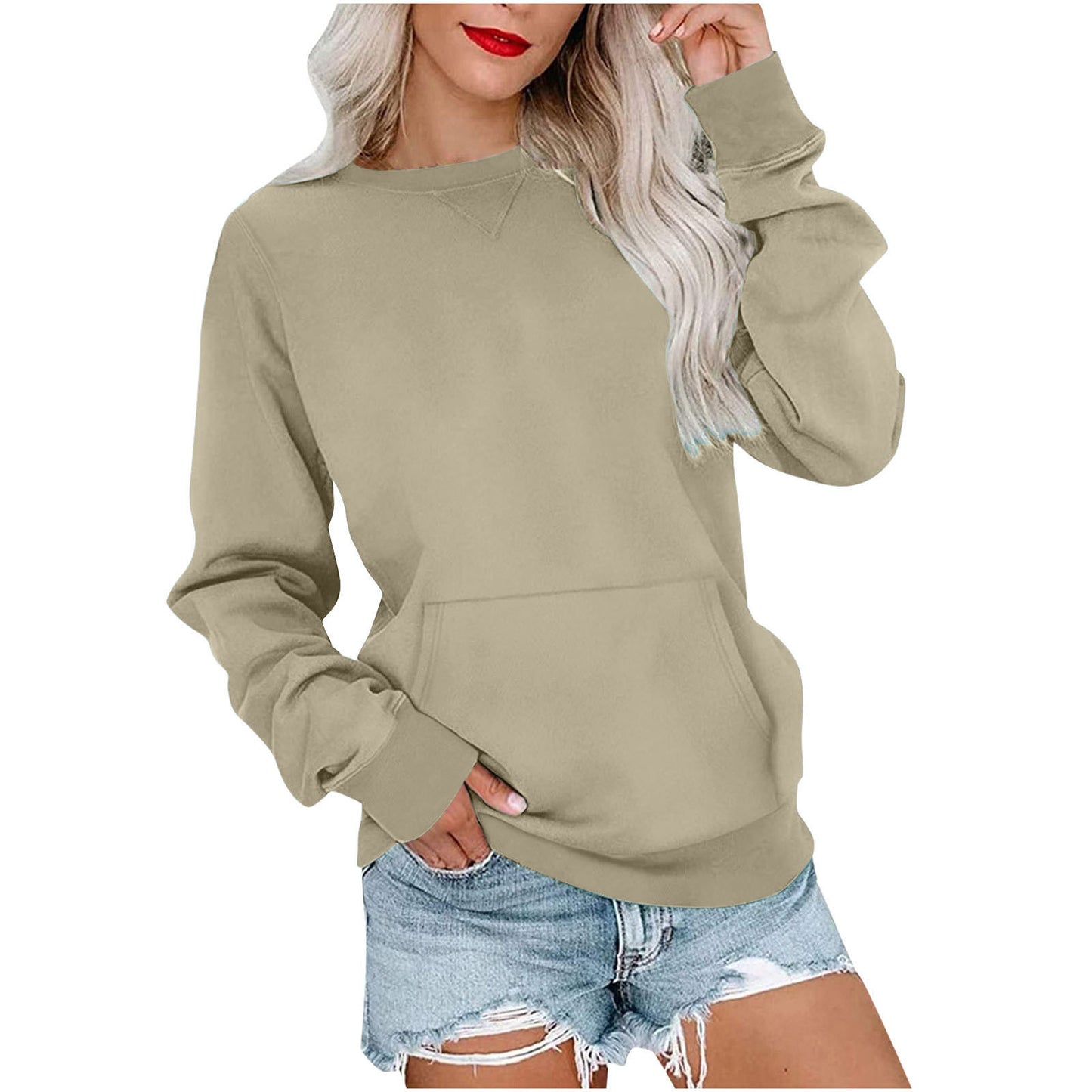 Women's Loose Long Sleeve Sweater – Cozy & Loose Fit