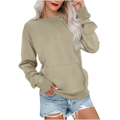 Women's Loose Long Sleeve Sweater – Cozy & Loose Fit