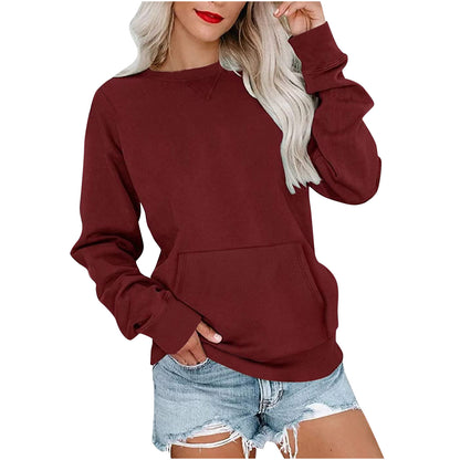 Women's Loose Long Sleeve Sweater – Cozy & Loose Fit