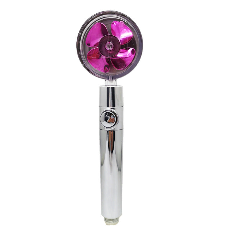 Propeller Driven Shower Head – Turbo Pressure, Save