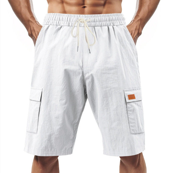 Men’s Linen Drawstring Shorts – Casual Summer Comfort