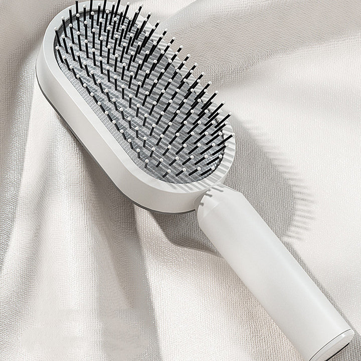 Self Cleaning Hair Brush – Detangle &amp; Shine