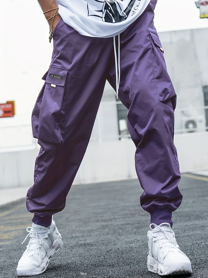 Men’s Hip Hop Cargo Pants - Multi Pocket Streetwear
