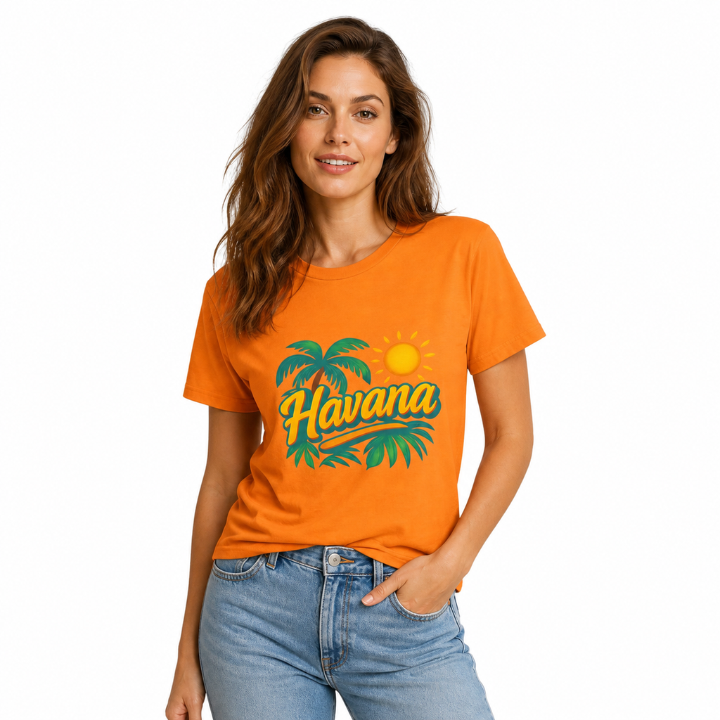 Summer Graphic T Shirts - Havana Vibe Tee
