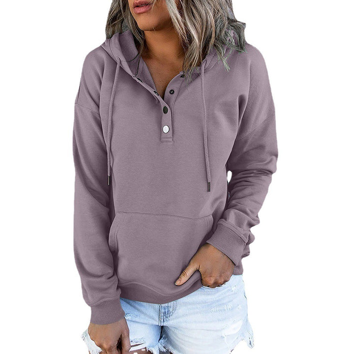 Women’s Hooded Sweatshirt – Loose Fit, Pockets