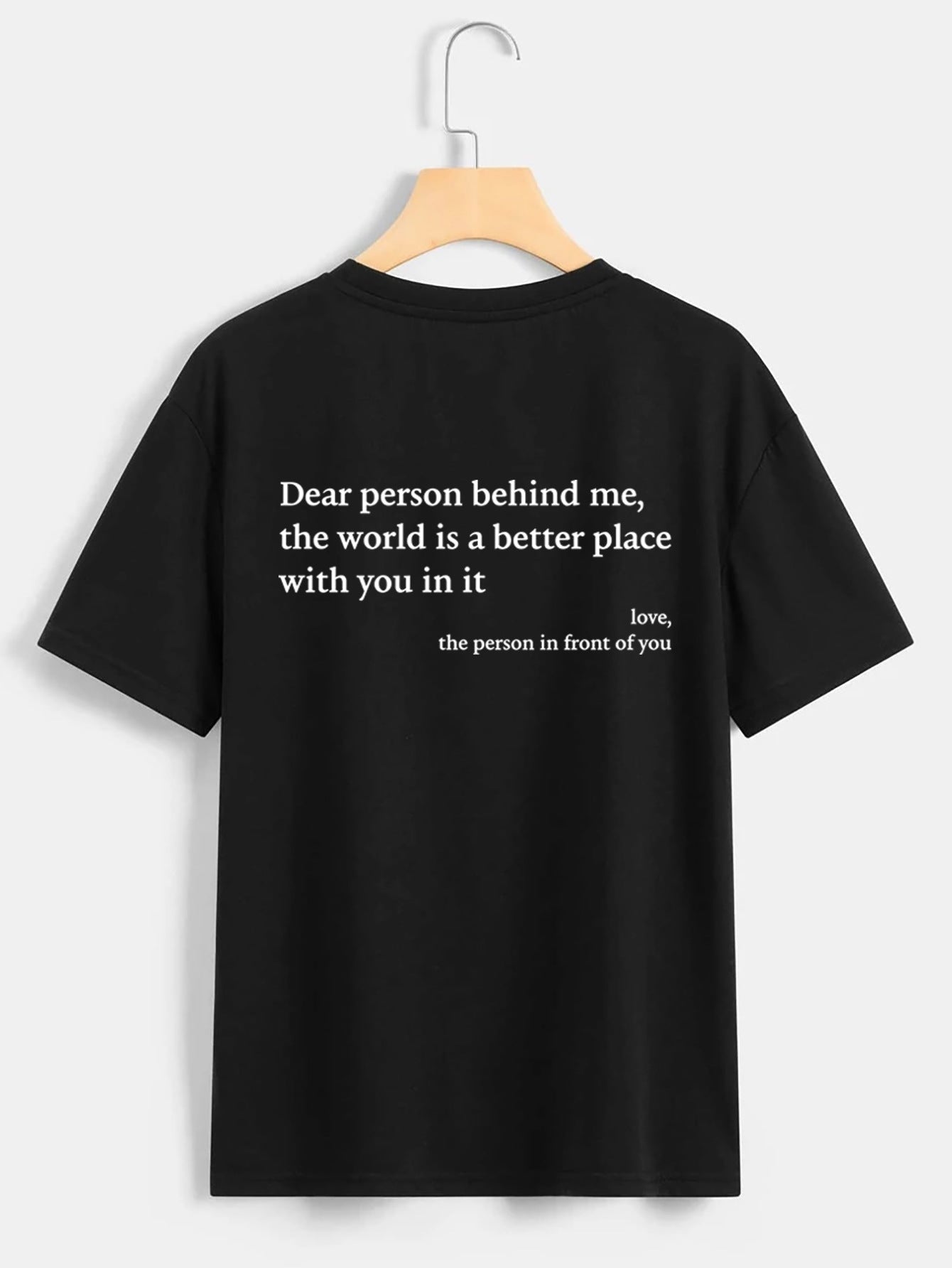 Women’s Letter Print T-Shirt – Chic Casual Slogan Tee