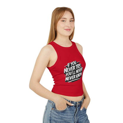 Motivational Racer Tank for Women – Inspiring Workout Wear