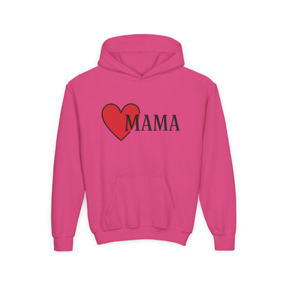 Heartfelt Mama Youth Hoodie – Cozy Gift for Kids