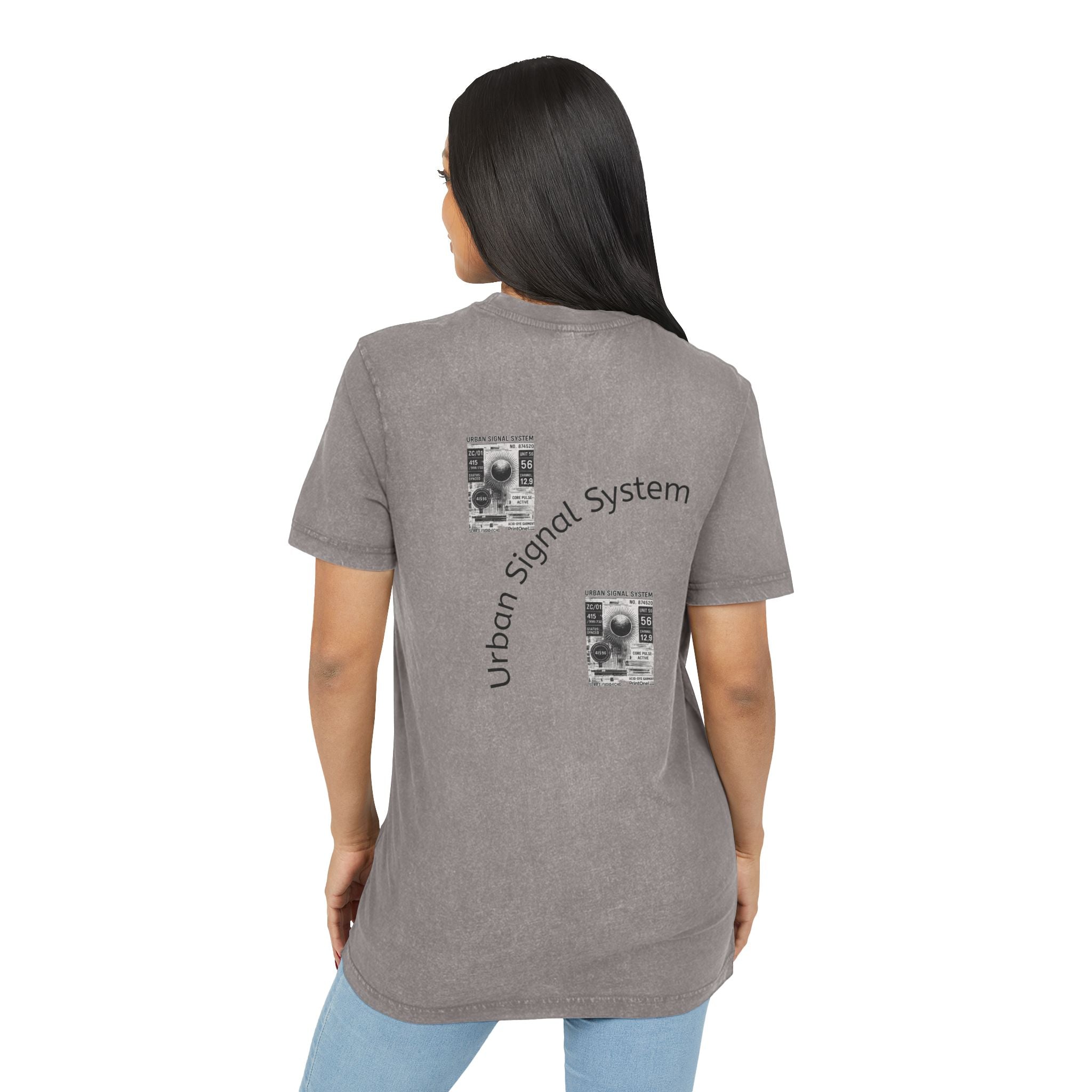 Acid Washed Tee – Retro Graphic Women’s Streetwear