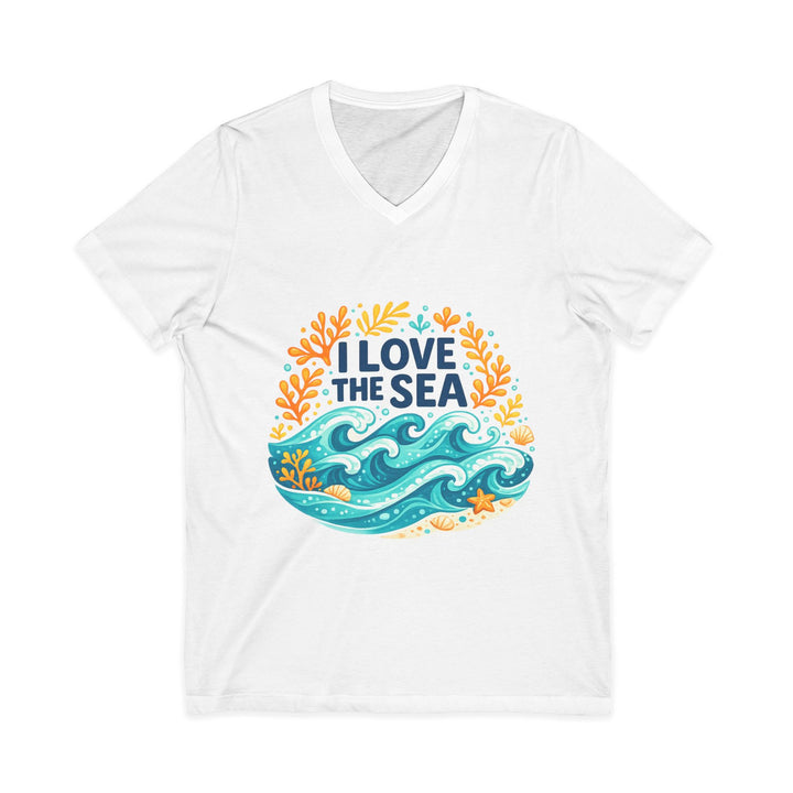 White t-shirt with &