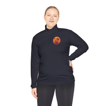 Unisex Quarter-Zip Pullover – Beach-Ready Comfort