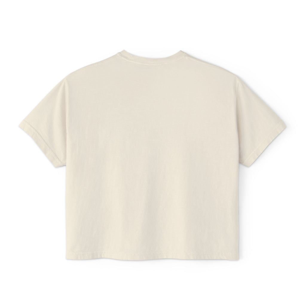 Butterfly Floral Women’s Boxy Tee – Vintage Style