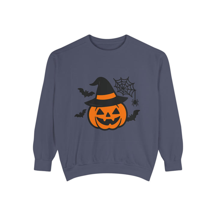 Cozy Halloween Pumpkin Sweatshirt – Unisex Fall Style