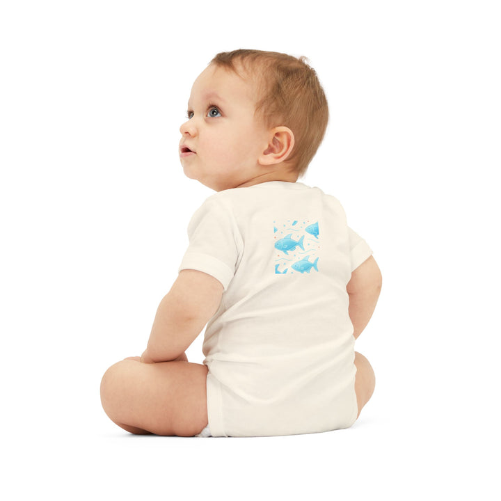 Baby Bodysuit – Ocean Style, Soft Airlume Cotton