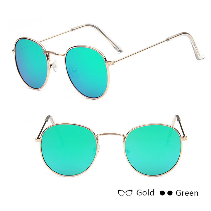 vintage round sunglasses women retro fashion accessory summer outfit style