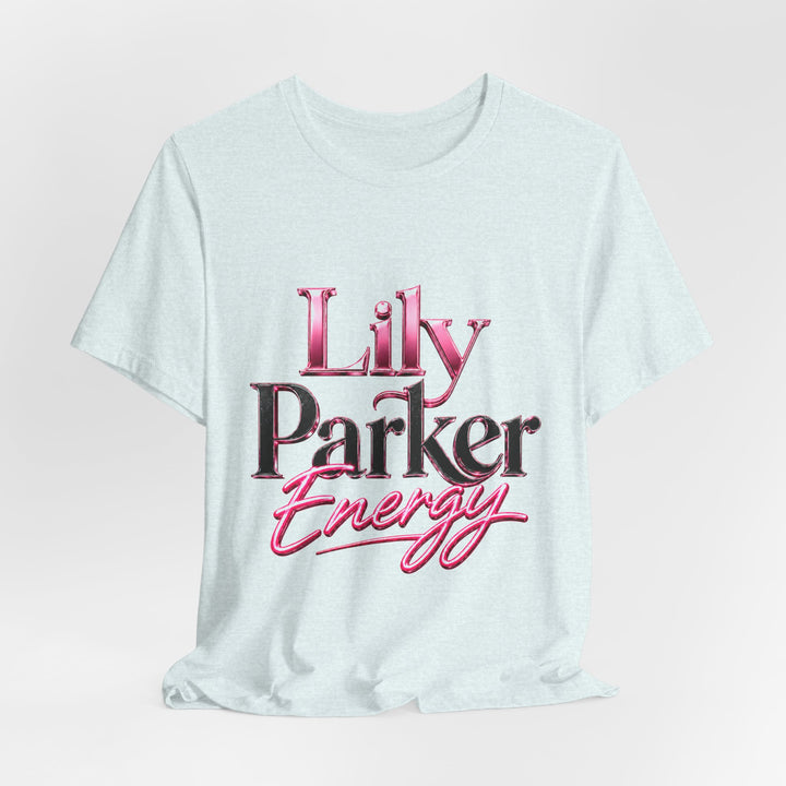 White t-shirt with &