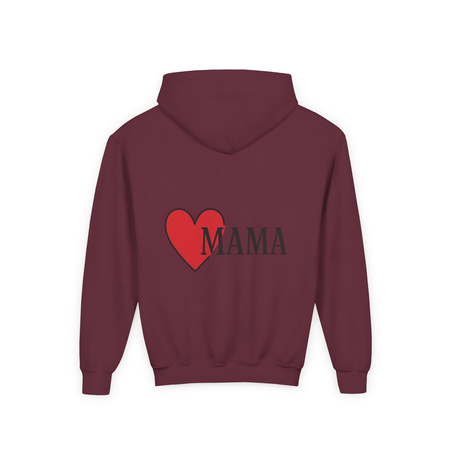 Heartfelt Mama Youth Hoodie – Cozy Gift for Kids
